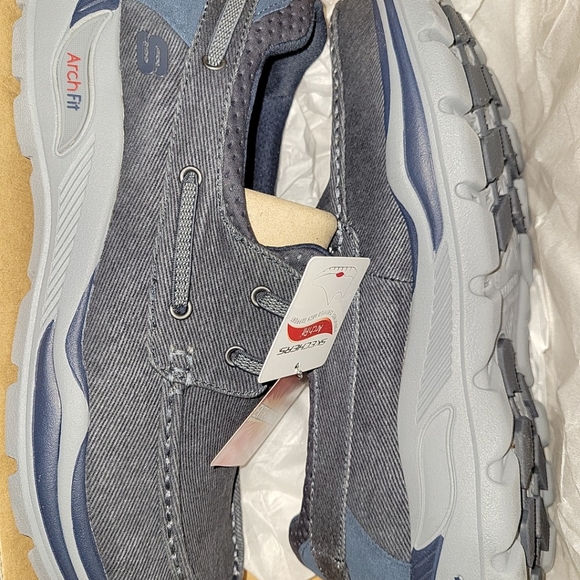 NWT Skechers Archfit Motley Oven Shoes - Picture 3 of 4